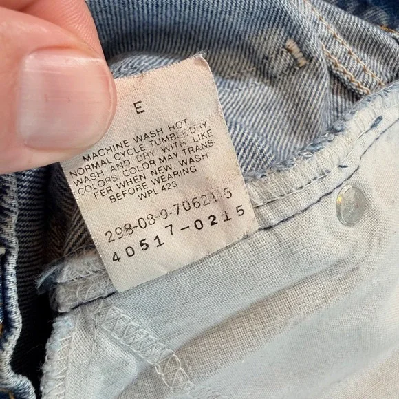 Vintage Levis 517 40517-0215 Blue Denim Jeans Mens Size 36x36 Made‎ in USA